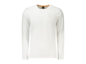 Štýlové Pánske Tričko s dlhým rukávom BOSS Biela (Velkost 2XL, Farba Biela)