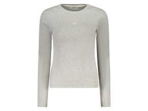 Štýlové Dámske Tričko s dlhým rukávom GUESS JEANS Šedá (Velkost 2XL, Farba Šedá)