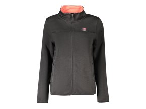 Športová Dámska Mikina so zipsom NORWAY 1963 Čierna (Velkost 2XL, Farba Čierna)