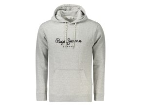 Športová Pánska Mikina bez zipsu PEPE JEANS Šedá (Velkost 2XL, Farba Šedá)