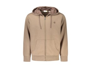 Športová Pánska Mikina so zipsom TIMBERLAND Hnedá (Velkost 2XL, Farba Hnedá)