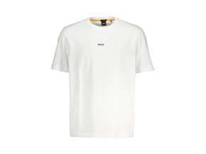 Štýlové Pánske Tričko s krátkym rukávom BOSS Biela (Velkost 2XL, Farba Biela)