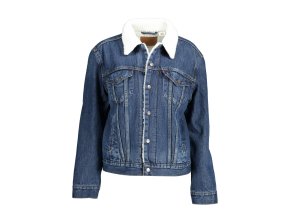 Kvalitná Dámska Zimná Bunda LEVI&#039;S Modrá (Velkost L, Farba Modrá)