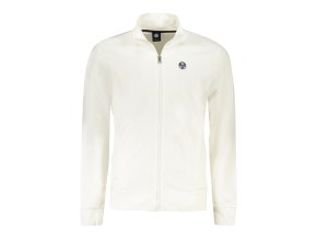 Športová Pánska Mikina so zipsom NORTH SAILS Biela (Velkost 3XL, Farba Biela)