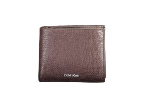 Praktická Pánska Peňaženka CALVIN KLEIN 11X10X2cm Hnedá (Velkost UNI, Farba Hnedá)