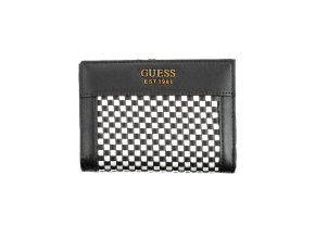 Praktická Dámska Peňaženka GUESS JEANS 14X11X3cm Čierna (Velkost UNI, Farba Čierna)