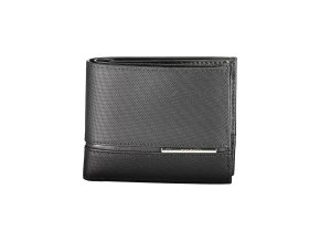 Praktická Pánska Peňaženka CALVIN KLEIN 12X9X2cm Čierna (Velkost UNI, Farba Čierna)