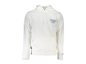 Športová Pánska Mikina bez zipsu TOMMY HILFIGER Biela (Velkost 2XL, Farba Biela)