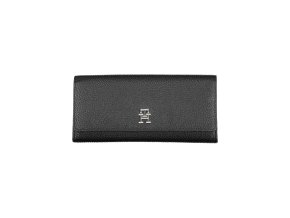 Praktická Dámska Peňaženka TOMMY HILFIGER 21X10X4cm Čierna (Velkost UNI, Farba Čierna)