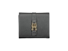 Praktická Dámska Peňaženka TOMMY HILFIGER 12X9X4cm Čierna (Velkost UNI, Farba Čierna)