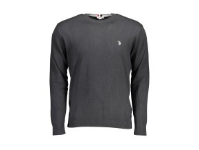 Elegantný Pánsky Pulóver U.S. POLO Čierna (Velkost 3XL, Farba Čierna)