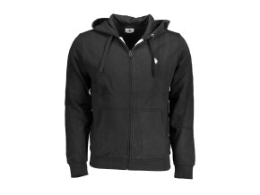 Športová Pánska Mikina so zipsom U.S. POLO Čierna (Velkost 2XL, Farba Čierna)