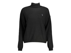 Štýlový Dámsky Rolák U.S. POLO Čierna (Velkost XL, Farba Čierna)