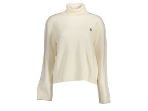 Elegantný Dámsky Sveter U.S. POLO Biela (Velkost XL, Farba Biela)