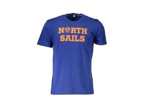 Štýlové Pánske Tričko s krátkym rukávom NORTH SAILS Modrá (Velkost 2XL, Farba Modrá)