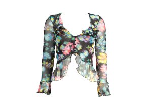 Štýlové Dámske Tričko s dlhým rukávom DESIGUAL Čierna (Velkost XL, Farba Čierna)