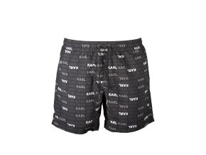 Štýlové Pánske Plavky KARL LAGERFELD BEACHWEAR Čierna (Velkost S, Farba Čierna)