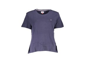 Štýlové Dámske Tričko s krátkym rukávom TOMMY HILFIGER Modrá (Velkost L, Farba Modrá)