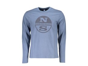 Štýlové Pánske Tričko s dlhým rukávom NORTH SAILS Modrá (Velkost 2XL, Farba Modrá)
