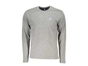 Štýlové Pánske Tričko s dlhým rukávom NORTH SAILS Šedá (Velkost 2XL, Farba Šedá)