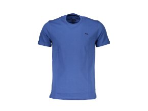 Štýlové Pánske Tričko s krátkym rukávom HARMONT &amp; BLAINE Modrá (Velkost 2XL, Farba Modrá)