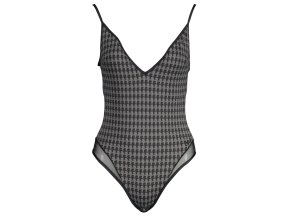 Štýlové Dámske Jednodielne Plavky KARL LAGERFELD BEACHWEAR Čierna (Velkost XS, Farba Čierna)