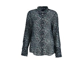 Elegantná Dámska Košeľa GANT Modrá (Velkost 38, Farba Modrá)