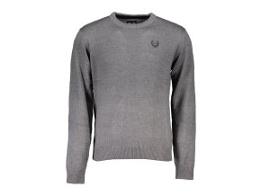 Elegantný Pánsky Pulóver GIAN MARCO VENTURI Šedá (Velkost 2XL, Farba Šedá)