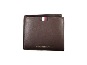 Praktická Pánska Peňaženka TOMMY HILFIGER 12.0X10.0X2.0cm Hnedá (Velkost UNI, Farba Hnedá)