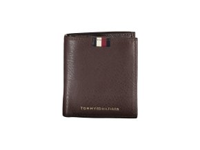 Praktická Pánska Peňaženka TOMMY HILFIGER 9.0X9.0X2.0cm Hnedá (Velkost UNI, Farba Hnedá)