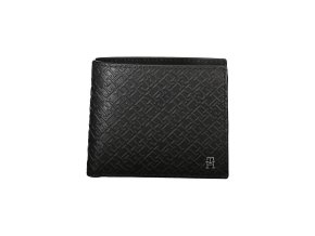 Praktická Pánska Peňaženka TOMMY HILFIGER 12.0X10.0X4.0cm Čierna (Velkost UNI, Farba Čierna)