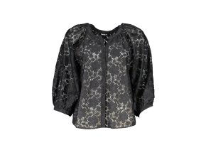 Elegantná Dámska Košeľa DESIGUAL Čierna (Velkost M, Farba Čierna)