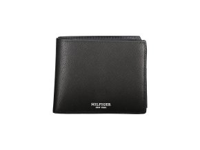 Praktická Pánska Peňaženka TOMMY HILFIGER 12.0X9.0X2.0cm Čierna (Velkost UNI, Farba Čierna)