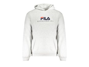 Športová Pánska Mikina bez zipsu FILA Šedá (Velkost S, Farba Šedá)