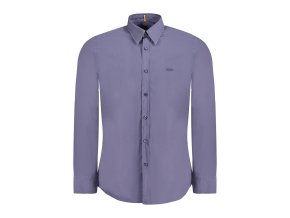 Elegantná Pánska Košeľa BOSS Modrá (Velkost M, Farba Modrá)