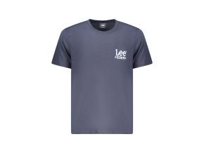 Štýlové Pánske Tričko s krátkym rukávom LEE Modrá (Velkost 2XL, Farba Modrá)