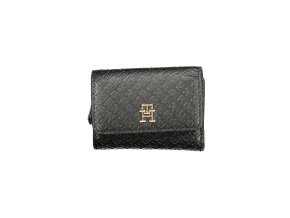 Praktická Dámska Peňaženka TOMMY HILFIGER 12.0X9.0X3.0cm Čierna (Velkost UNI, Farba Čierna)