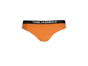 Štýlové Dámske Plavky KARL LAGERFELD BEACHWEAR spodný diel  Oranžová (Velkost S, Farba Oranžová)