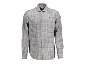 Elegantná Pánska Košeľa U.S. POLO Šedá (Velkost 2XL, Farba Šedá)