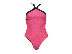 Štýlové Dámske Jednodielne Plavky KARL LAGERFELD BEACHWEAR Červená (Velkost XS, Farba Červená)