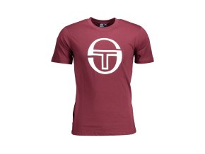 Štýlové Pánske Tričko s krátkym rukávom SERGIO TACCHINI Fialová (Velkost XL, Farba Fialová)