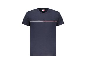 Štýlové Pánske Tričko s krátkym rukávom TOMMY HILFIGER Modrá (Velkost XL, Farba Modrá)