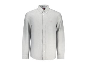 Elegantná Pánska Košeľa TOMMY HILFIGER Šedá (Velkost M, Farba Šedá)