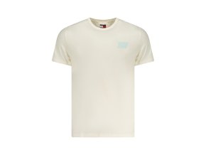 Štýlové Pánske Tričko s krátkym rukávom TOMMY HILFIGER Bežová (Velkost 2XL, Farba Bežová)