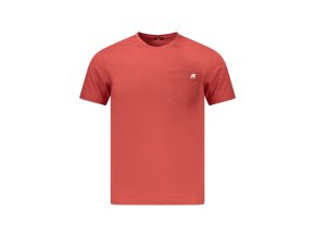 Štýlové Pánske Tričko s krátkym rukávom K-WAY Červená (Velkost 2XL, Farba Červená)
