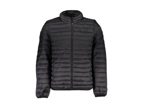 Kvalitná Pánska Zimná Bunda GIAN MARCO VENTURI Čierna (Velkost 2XL, Farba Čierna)