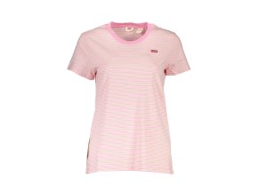 Štýlové Dámske Tričko s krátkym rukávom LEVI&#039;S Ružová (Velkost 2XS, Farba Ružová)