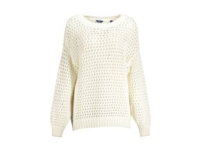 Elegantný Dámsky Pulóver GANT Biela (Velkost L, Farba Biela)
