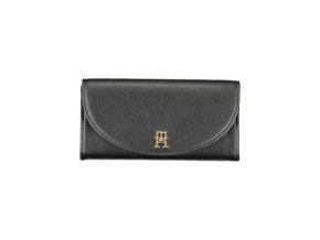 Praktická Dámska Peňaženka TOMMY HILFIGER 20X12X4cm Čierna (Velkost UNI, Farba Čierna)