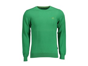 Elegantný Pánsky Pulóver GANT Zelená (Velkost XS, Farba Zelená)